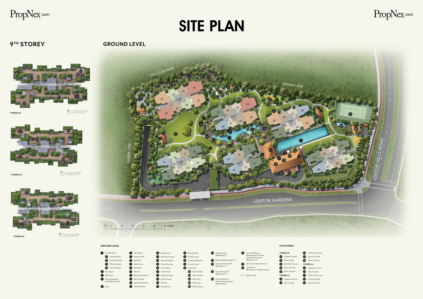 Lentor Mansion Condo Site Plan